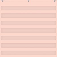 Blush 7 Pocket Chart