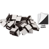 Adhesive Magnetic Squares 1" 50-Pack