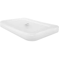 Large Clear Plastic Storage Bin Lids 6-Pack