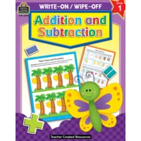Write-On/Wipe-Off Book: Addition and Subtraction