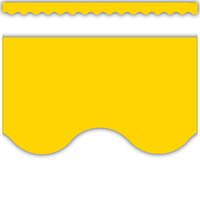 Yellow Gold Scalloped Border Trim