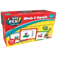 Power Pen Learning Cards: Blends & Digraphs