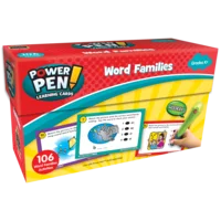 Power Pen Learning Cards: Word Families