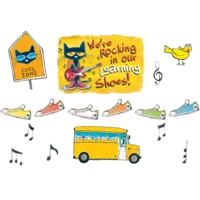 Pete the Cat We're Rocking in Our Learning Shoes Bulletin Board