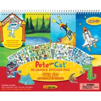 Pete the Cat Reusable Sticker Pad