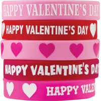 Happy Valentine's Day Wristbands