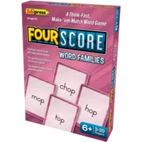 Four Score Card Game: Word Families