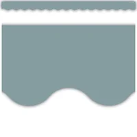 Stone Blue Scalloped Border Trim