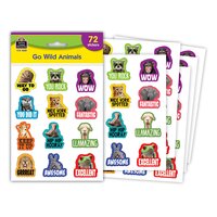 Go Wild Animals Stickers