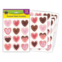 Frosted Heart Cookies Stickers