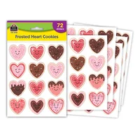 Frosted Heart Cookies Stickers