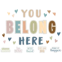 Everyone is Welcome You Belong Here Bulletin Board