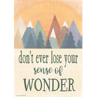 Don’t Ever Lose Your Sense of Wonder Positive Poster