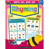 Write-On/Wipe-Off Book: Rhyming