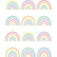 Patel Pop Mini Accenti Arcobaleno – 36 Pezzi Colorati Per Decorazione Classe, Giochi E Lavoretti