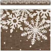 Home Sweet Classroom Winter Straight Border Trim