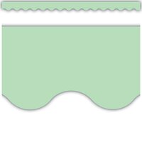Mint Green Scalloped Border Trim