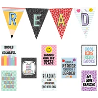 Cool for School Read Pennants Bulletin Board