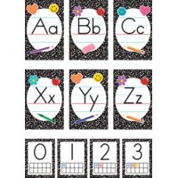 Cool for School Composition Alphabet Bulletin Board