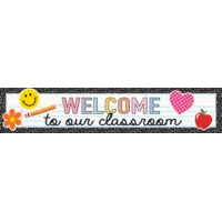 Cool for School Welcome to Our Classroom Banner