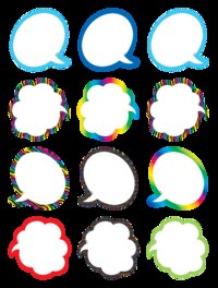 Speech/Thought Bubbles Mini Accents - TCR5063 | Teacher Created Resources
