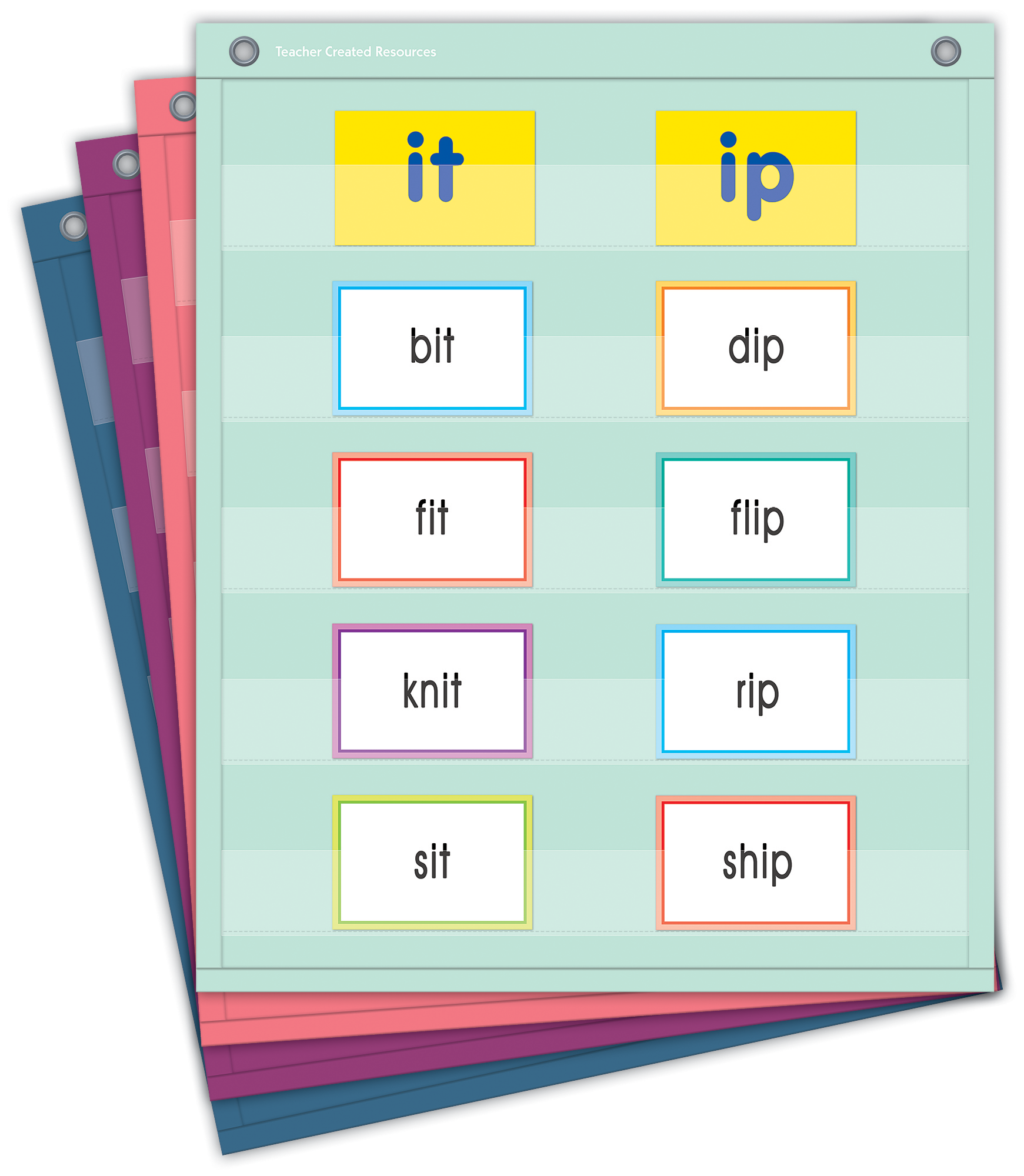 Oh Happy Day Magnetic Mini Pocket Charts - TCR20107