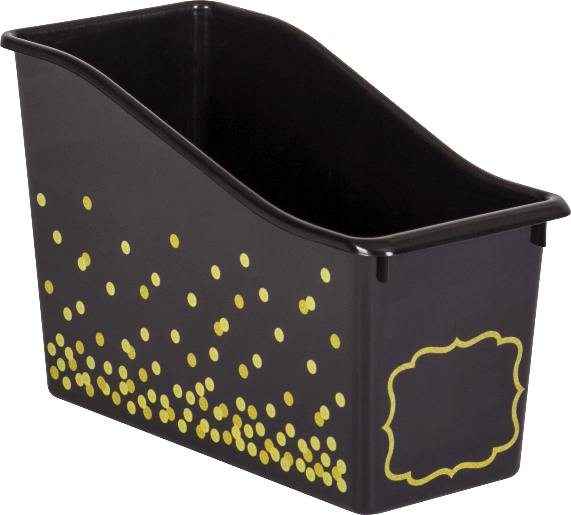 Jinei 24 Pack Book Bins For Classroom Bulk Confetti Book And Binder Holders With Name Labels Assorted Color Plastic Classroom Organization Baskets Boxes Teacher Storage Bins For Home Office Colorful