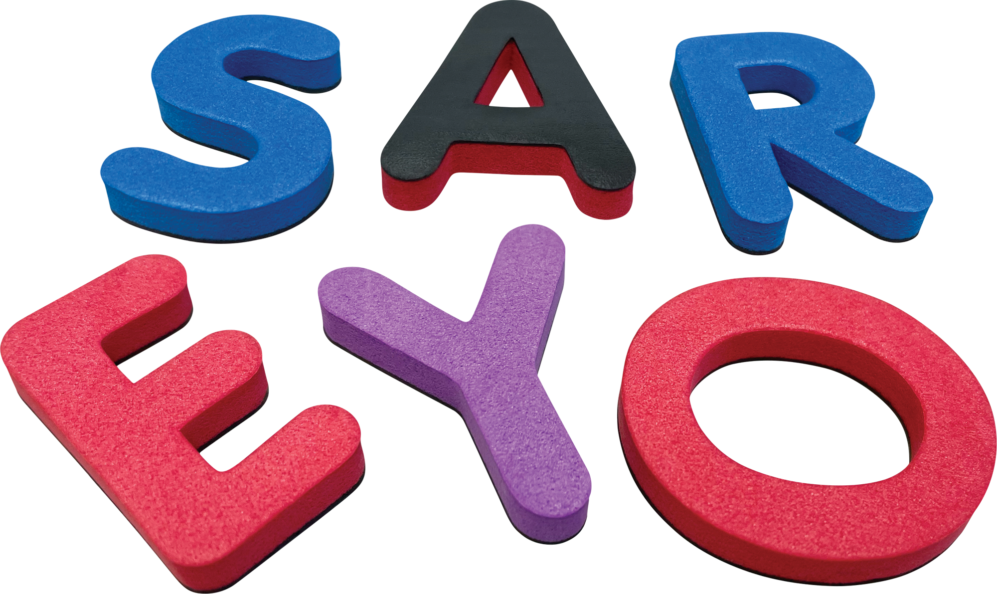 Magnetic Foam: Small Uppercase Letters