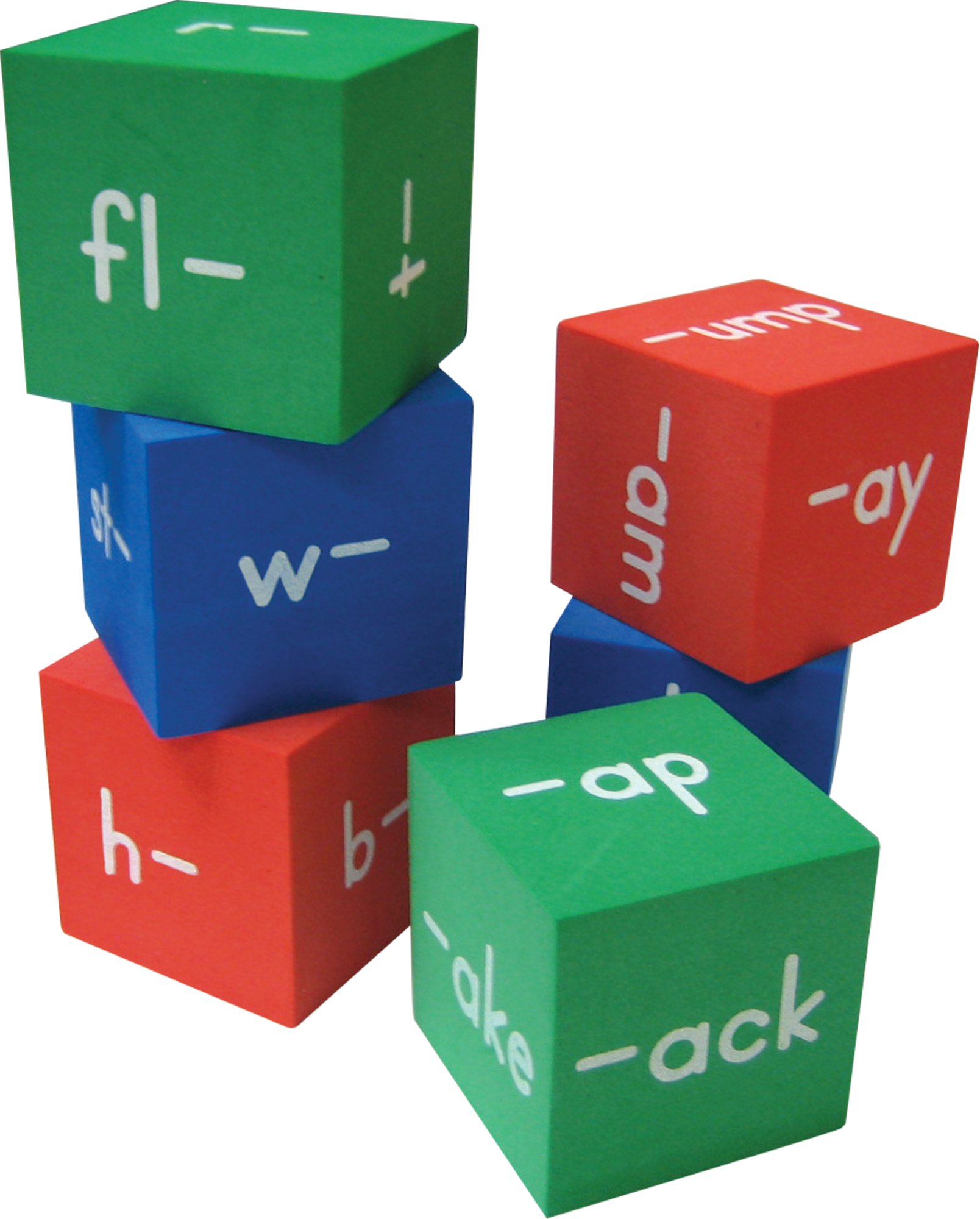Foam Word Families Cubes