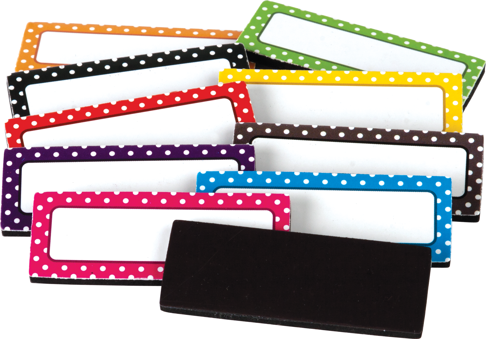 Polka Dots Magnetic Labels - Created Resources
