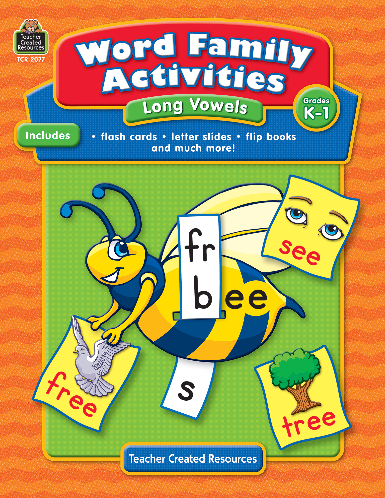 Word Family Activities Long Vowels Grade K 1 TCR2077 Teacher