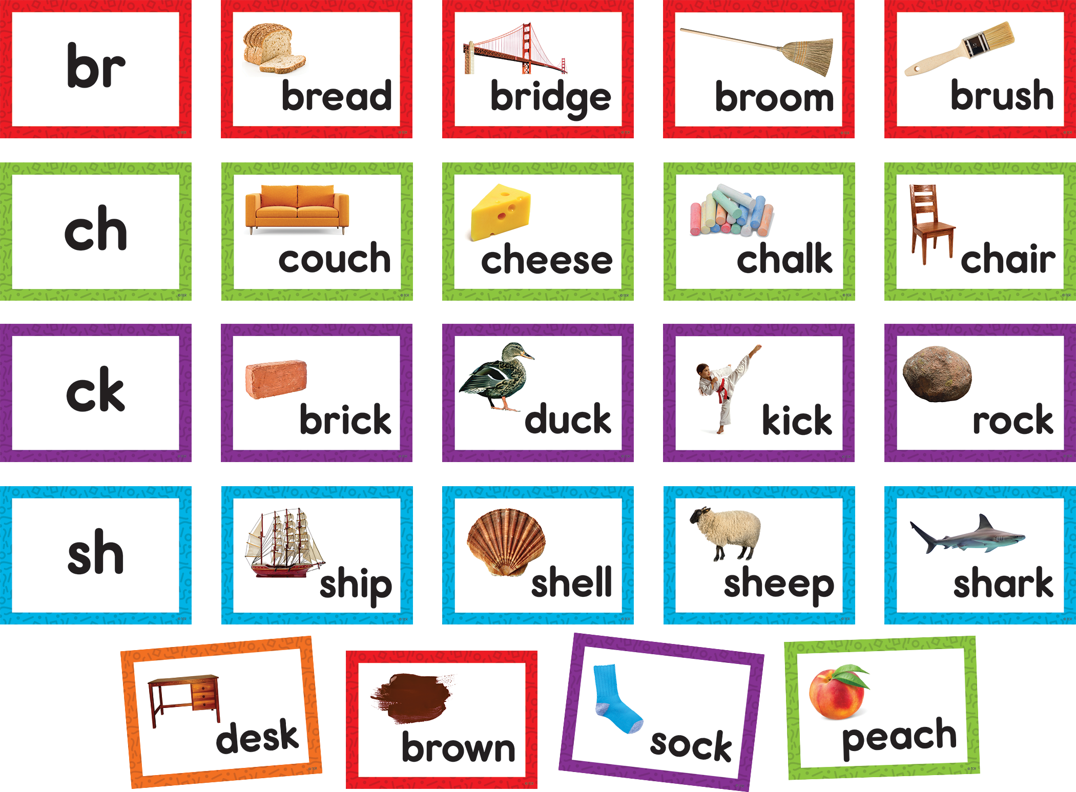 Consonant Blends and Digraphs Pocket Chart Cards - TCR20854 | Teacher ...