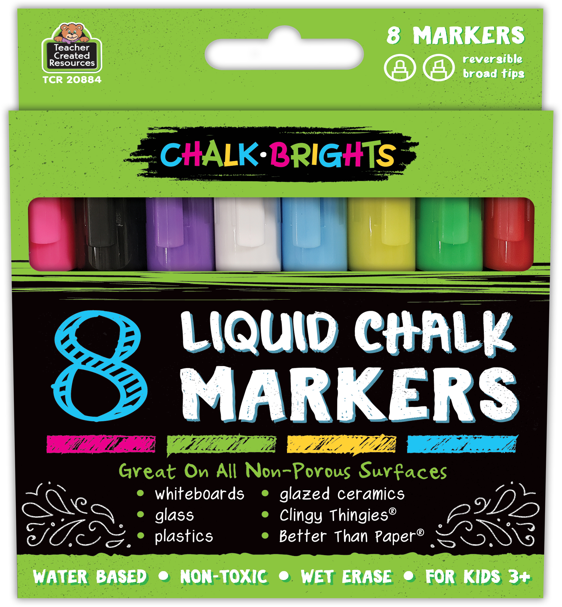 Chalk Brights Liquid Chalk Markers (8 per pack)