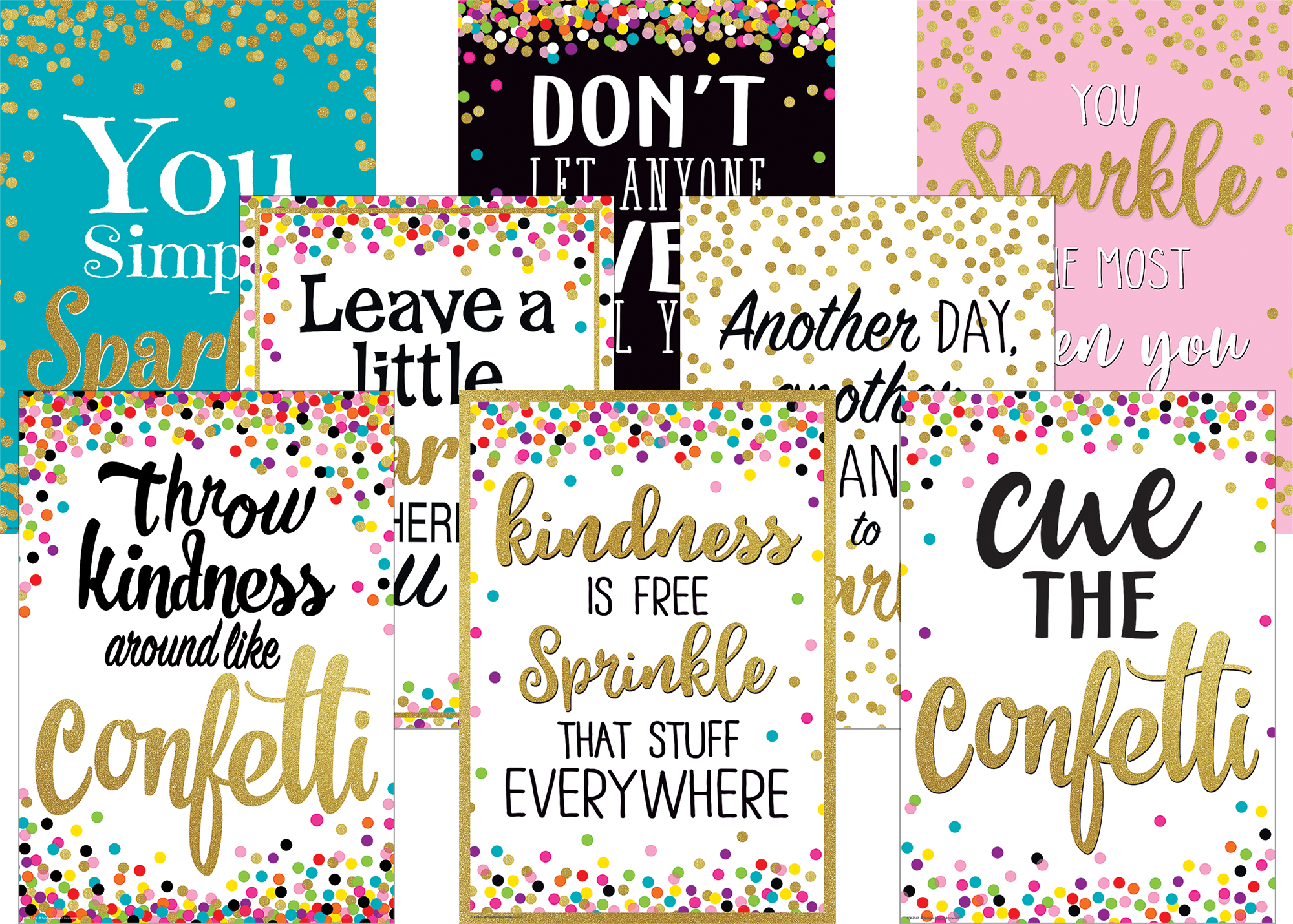 Confetti Poster Set (8)