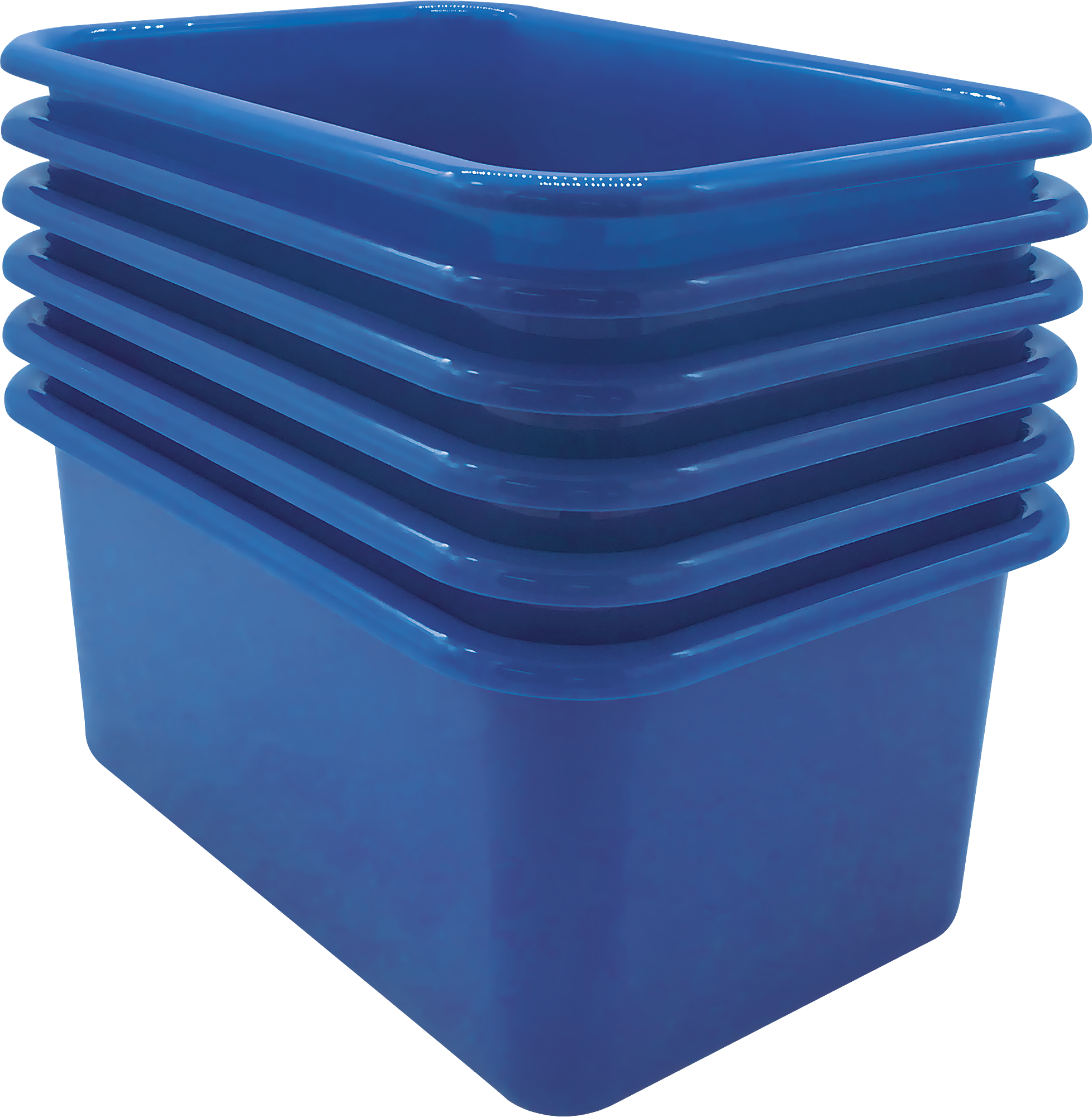 Pink Small Plastic Storage Bin 6 Pack - by TCR