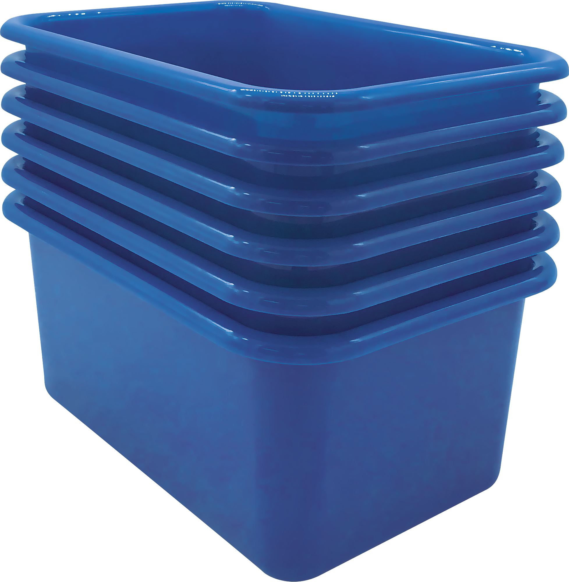 Teal Small Plastic Storage Bin - TCR20381