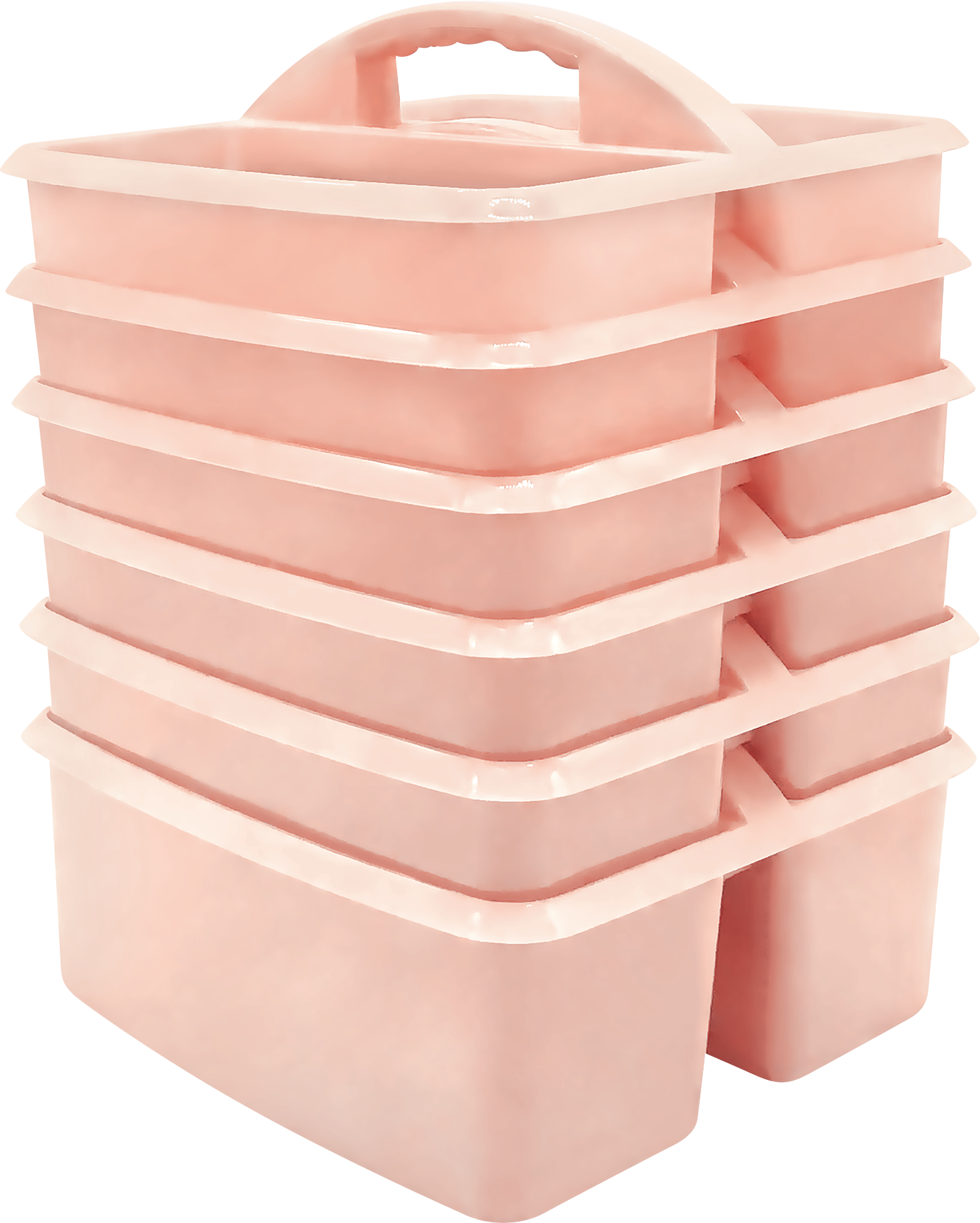 Teacher Created Resources Soft Colors Portable Plastic Storage Caddy 6
