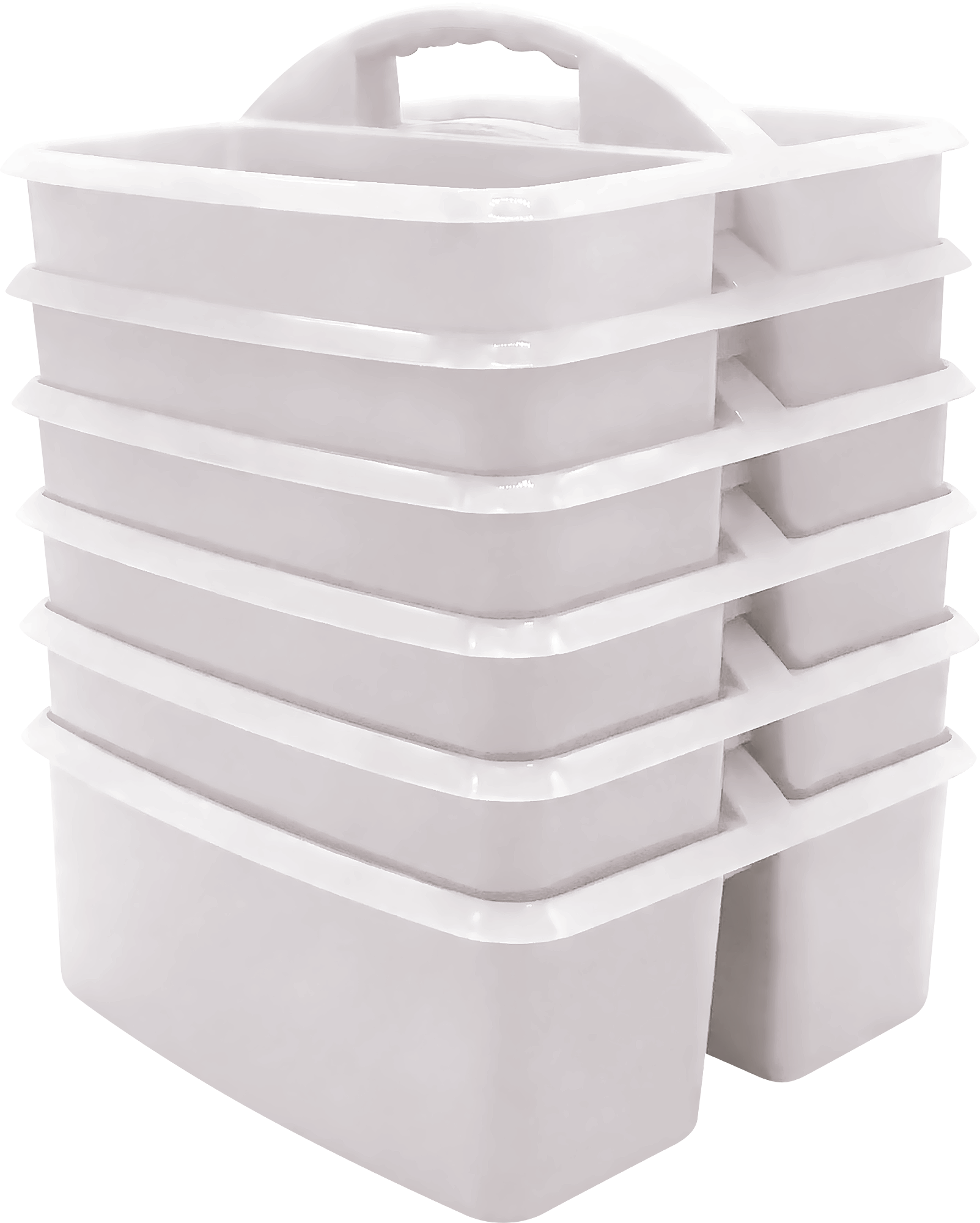 The Teachers' Lounge®  White Large Plastic Storage Bin, Pack of 3