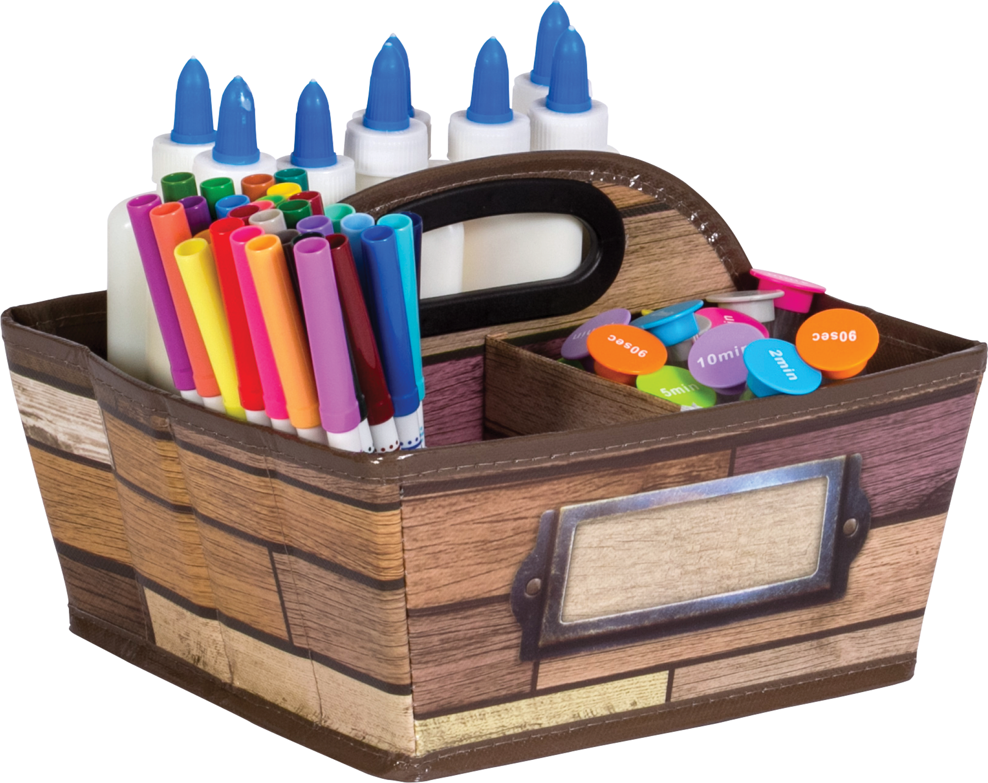 Reclaimed Wood Storage Caddy - TCR20916 | Teacher Created Resources