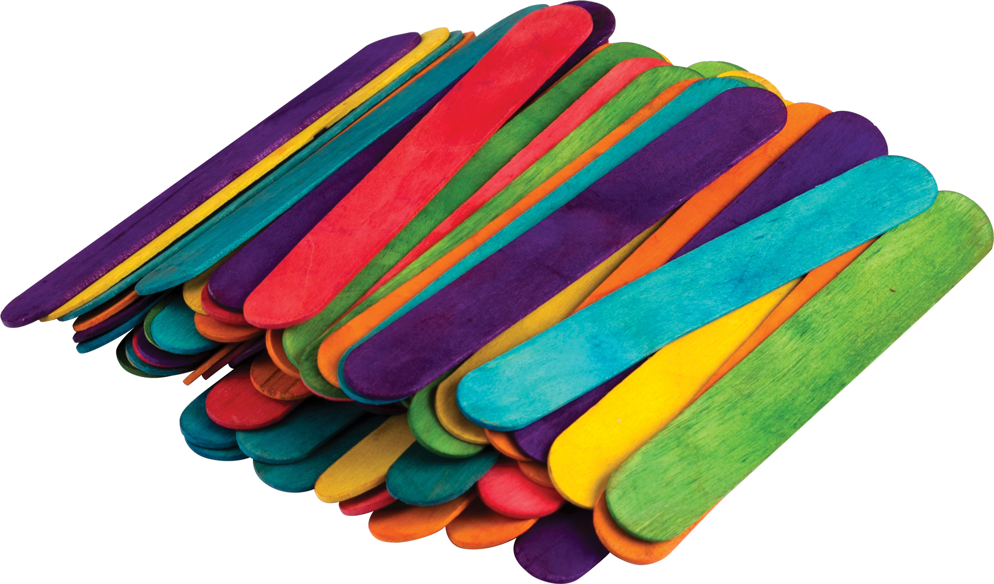 STEM Basics: Multicolor Jumbo Craft Sticks - 200 Count - TCR20918