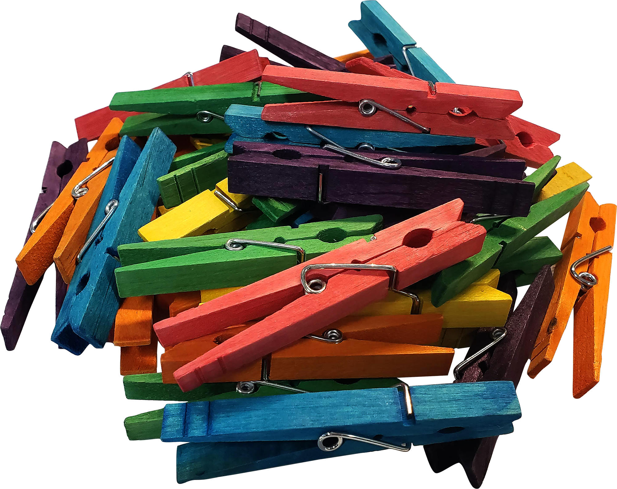 STEM Basics: Multicolor Clothespins - 50 Count