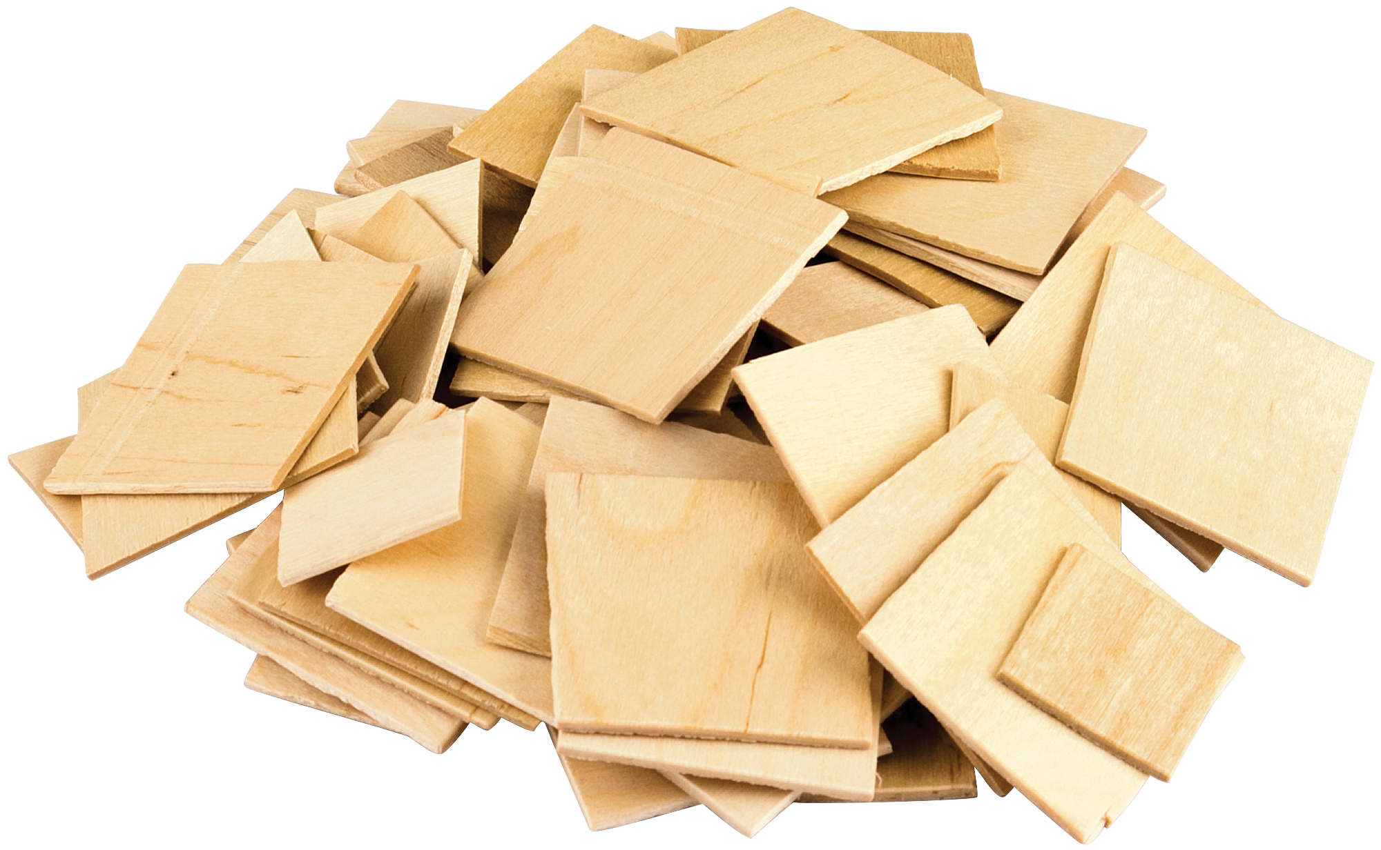 STEM Basics: Wooden Squares - 150 Count