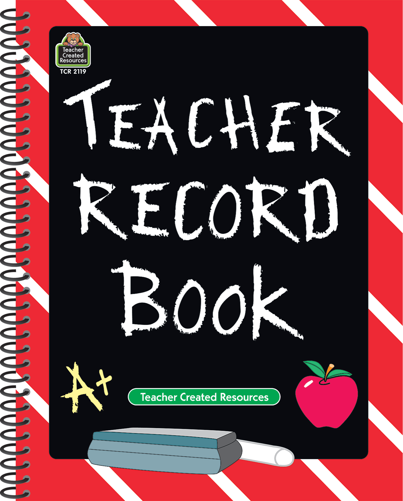 Chalkboard Teacher Record Book TCR2119 Teacher Created Resources