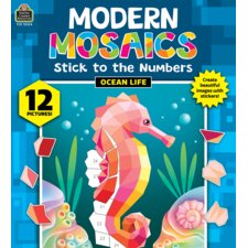 Ocean Life Modern Mosaics Stick to the Numbers