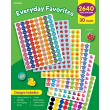 Everyday Favorites Mini Stickers Variety Pack