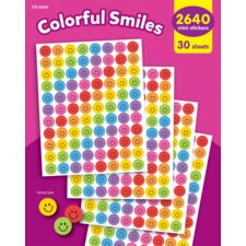 Colorful Smiles Mini Stickers Value Pack