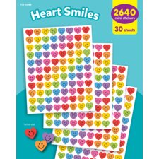 Heart Smiles Mini Stickers Value Pack