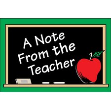 A Note From the Teacher Postcards