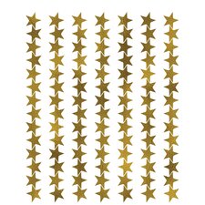 Gold Stars Foil Stickers