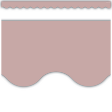 Light Mauve Scalloped Border Trim